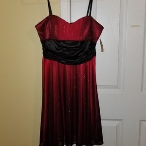 NWT Red/Black ombre dress